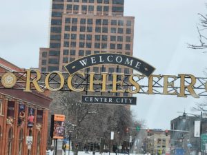 Welcome to Rochester Sign